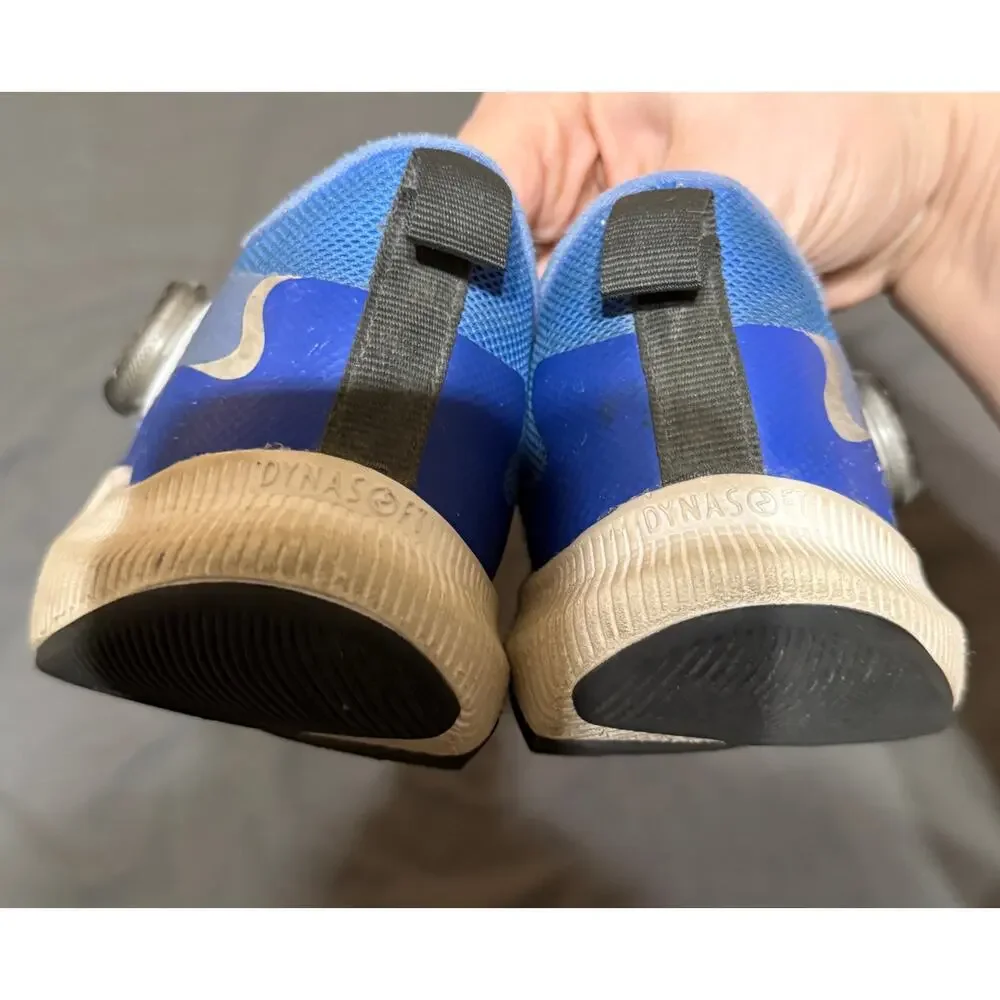 New Balance Unisex Kid DynaSoft Reveal V4 BOA Running Shoe Blue Metallic Size 3 - Picture 6 of 8